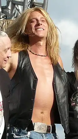 Derek Sharp performing live