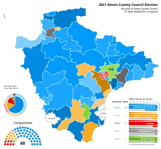 2021 results map