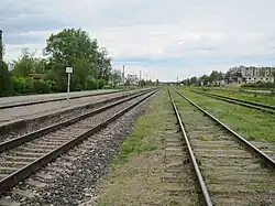Tracks in the direction of Liepāja
