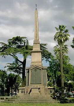 An obelisk