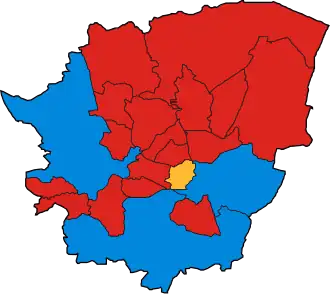 2010 results map