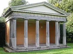 Doric Temple, Shugborough Hall, c. 1762, a reduced Temple of Hephaestus