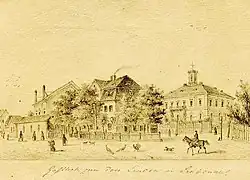 The inn Drei Linden ca. 1870