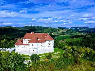 Veliki Tabor castle, near Desinić, Croatia.