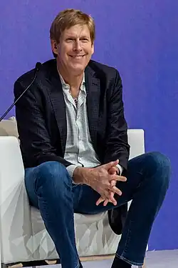 Forrest at the Dubai Future Forum