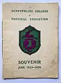 Dunfermline College of Physical Education Graduation Year Book, 1953 - 1956
