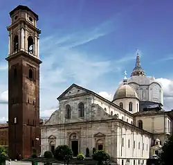 The seat of the Archdiocese of Turin is Cattedrale Metropolitana di S. Giovanni Battista.