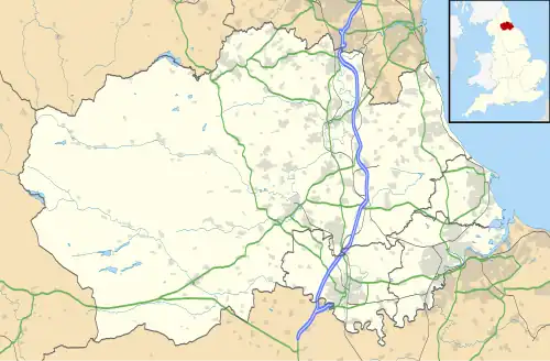 Easington Colliery is located in County Durham