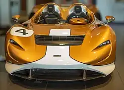 McLaren Elva in Colorado Gold and White