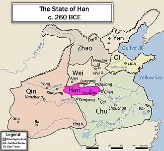 Location of Han