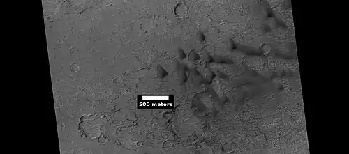 Dunes in Mare Tyrrhenum quadrangle, as seen by HiRISE under HiWish program