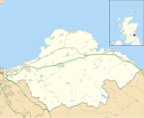 Dirleton is located in East Lothian
