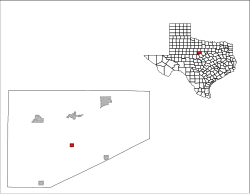 Location of Carbon, Texas