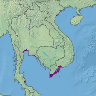 Ecoregion territory (in purple)