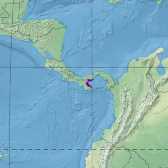 Ecoregion territory (in purple)