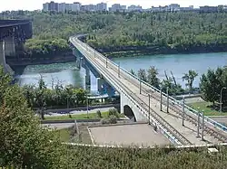 Dudley B. Menzies Bridge (LRT and pedestrian bridge) over North Saskatchewan River in Edmonton
