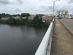 The Edmund Pettus Bridge in Selma overlooking the Alabama River.