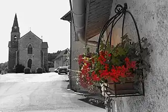 The church of Salagnon