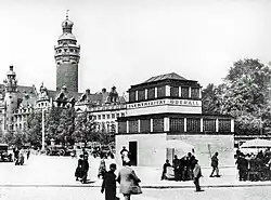 Entrance to the traction substation (around 1930)