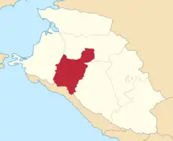 Location in the Kuban Oblast