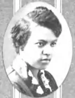 Ella V. Payne, later Moran, from the 1921 yearbook of Howard University
