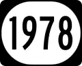Kentucky Route 1978 marker