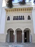 The mosque entrance