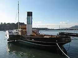 Paddlewheel tugboat Eppleton Hall in San Francisco