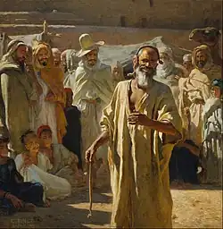 Étienne Dinet, The snake charmer, 1889