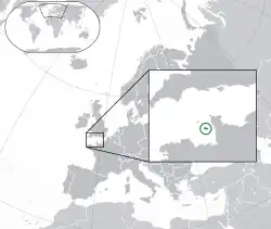 Location of&nbsp;Jersey&nbsp;(green) in Europe&nbsp;(dark grey)