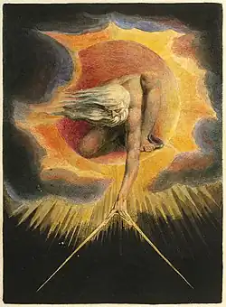 William Blake's The Ancient of Days, frontispiece to Europe a Prophecy; 1794.[118]