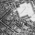 Extract from Hollar's map of c. 1658.