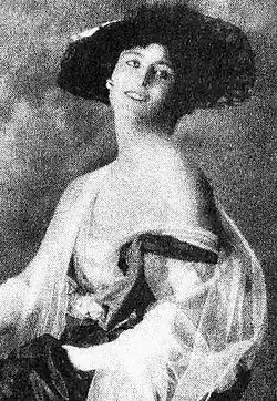 Photographic portrait of F. Scott Fitzgerald dressed as a woman circa 1915