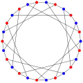 The chromatic number of the F26A graph is&nbsp;2.
