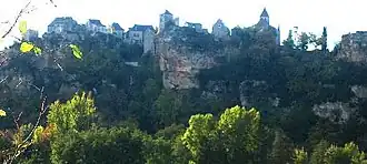 A general view of Calvignac