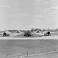Four Saab 35 Draken's in 1968
