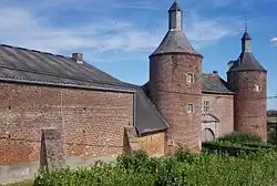 Bornival, gatehouse (17th century) of the now vanished castle