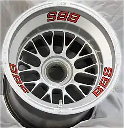 Forged magnesium Formula One racing wheel by BBS.