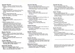 Swaledale Festival programme, 1985 (supplied by Susanna Pell, who performed with the Yorkshire Baroque Soloists)