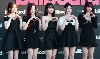 South Korean girl group Fifty Fifty at the Billboard K Power 100 in August 2024