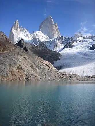Mount Fitz Roy in Santa Cruz Province, Argentina