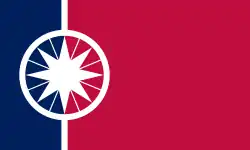 Flag of Norman, Oklahoma, US