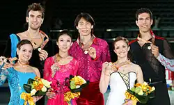 The pairs medalists at the 2011 Four Continents Championships