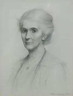 Hon. Lavinia Lyttelton (Talbot's wife; 1920) by Frank Bernard Dicksee