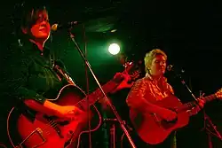 Catherine Irwin and Janet Bean in 2006