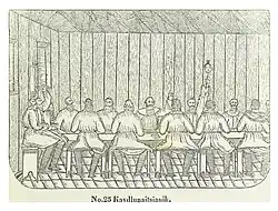 Grænlendingar from modern-day Qaqortoq (Julianehaab) celebrate the death of an Inuk