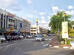 Street in Gadong, the main shopping centre of Bandar Seri Begawan