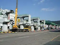 Gwaebeop Renecite Station during construction at the year 2007
