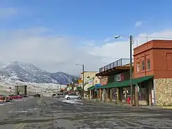 Park Street, October 2009 with Roosevelt Arch