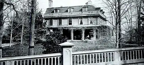 Sumner's home in Brookline, Mass. (photo Historic New England)